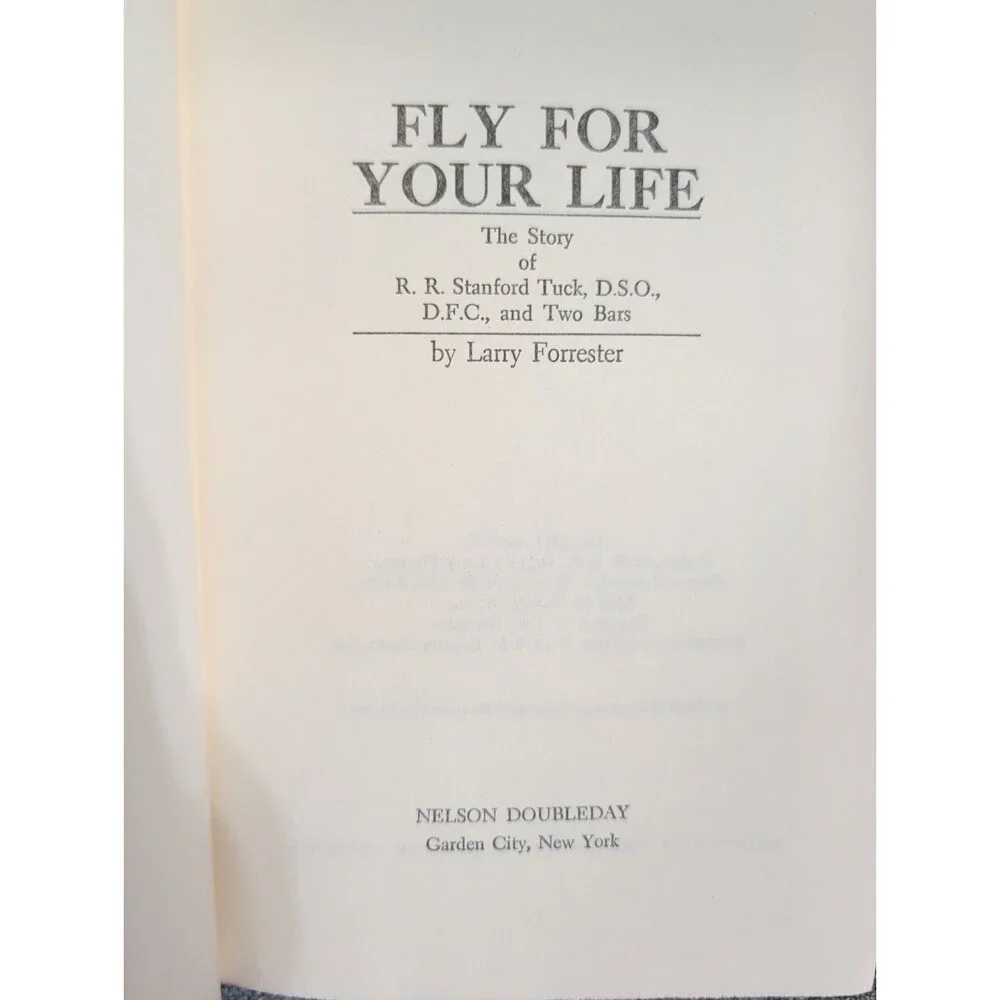 Fly For Your Life by Larry Forrester WWII Aviation Memoir Hardcover Fighter Aces